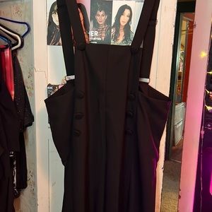 Unique Vintage Women’s Wide Leg Overall Pant